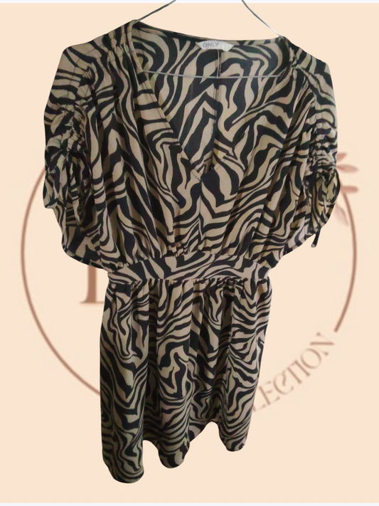 Robe zèbre taille S
