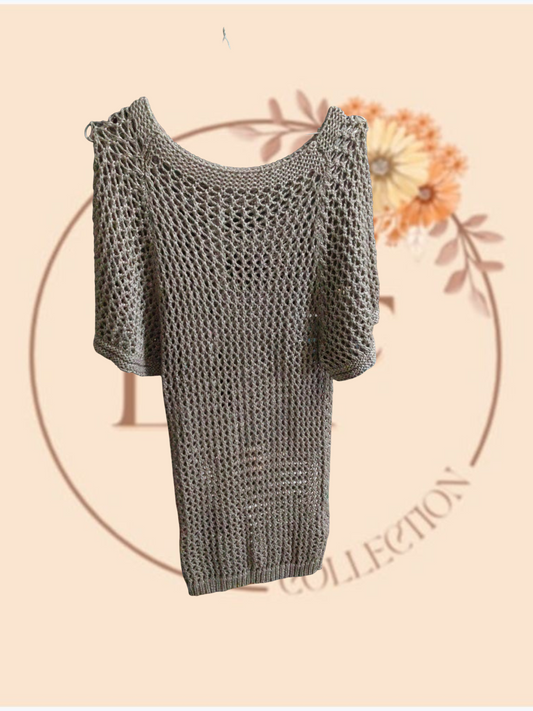 Robe plage crochet taille S.36